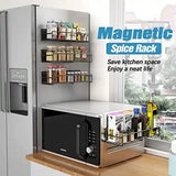 Magnetic spice rack