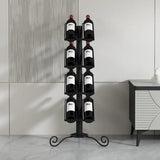 Can rotate light luxury 8 bottles of wine rack